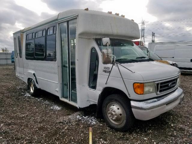 1FDXE45S13HB43283 - 2003 FORD E450 BUS WHITE photo 1