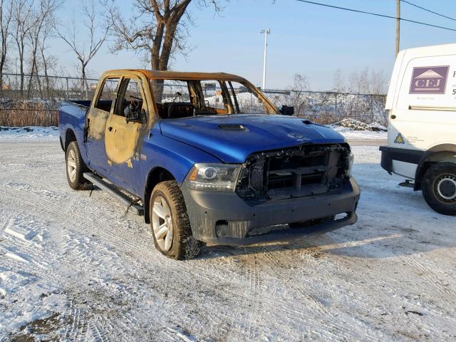 1C6RR7MT9GS130844 - 2016 RAM 1500 SPORT BLUE photo 1