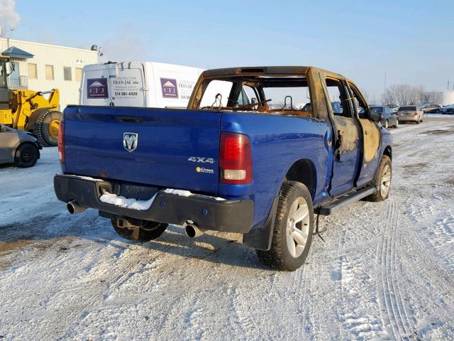 1C6RR7MT9GS130844 - 2016 RAM 1500 SPORT BLUE photo 4