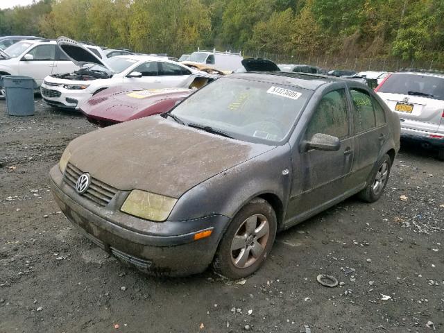 3VWSK69M93M123516 - 2003 VOLKSWAGEN JETTA GLS GRAY photo 2