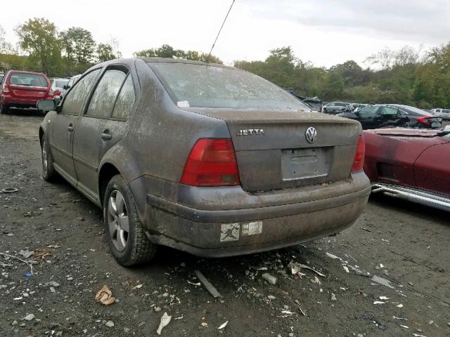 3VWSK69M93M123516 - 2003 VOLKSWAGEN JETTA GLS GRAY photo 3