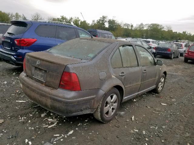 3VWSK69M93M123516 - 2003 VOLKSWAGEN JETTA GLS GRAY photo 4