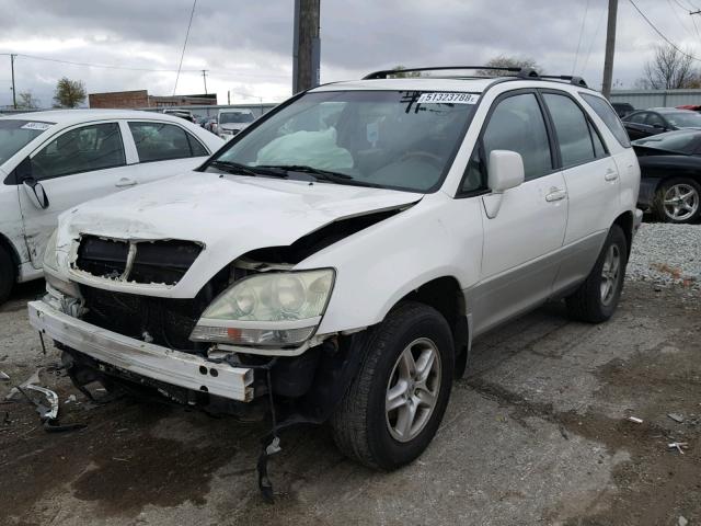 JTJHF10U030298092 - 2003 LEXUS RX 300 WHITE photo 2