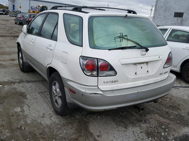 JTJHF10U030298092 - 2003 LEXUS RX 300 WHITE photo 3