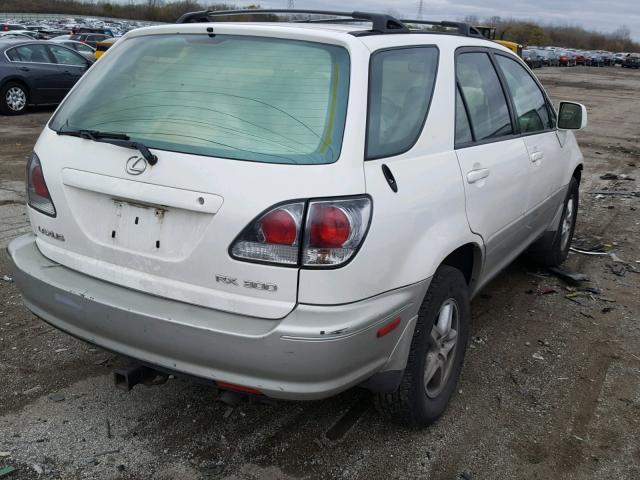 JTJHF10U030298092 - 2003 LEXUS RX 300 WHITE photo 4