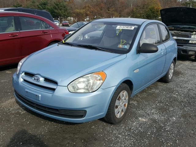 KMHCM3AC4AU164854 - 2010 HYUNDAI ACCENT BLU BLUE photo 2