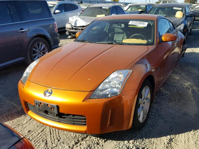 JN1AZ34E73T021791 - 2003 NISSAN 350Z COUPE ORANGE photo 2