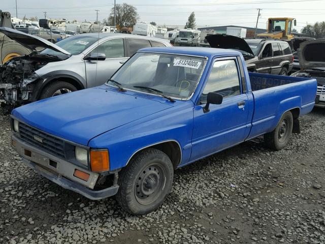 JT4RN55D6E5015453 - 1984 TOYOTA PICKUP 1/2 BLUE photo 2