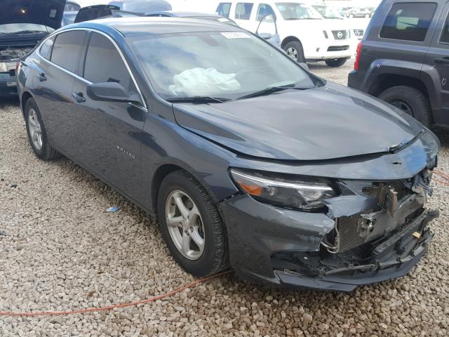 1G1ZB5ST7HF125603 - 2017 CHEVROLET MALIBU LS Gris photo 1
