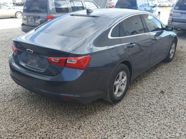 1G1ZB5ST7HF125603 - 2017 CHEVROLET MALIBU LS Gris photo 4
