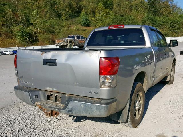 5TBBV54138S506031 - 2008 TOYOTA TUNDRA DOU SILVER photo 4