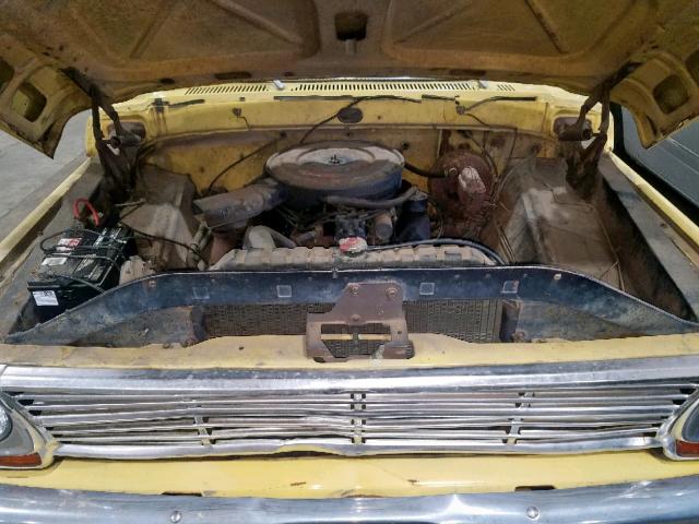 F25YRE34501 - 1969 FORD F 250 YELLOW photo 7