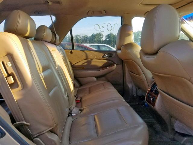 2HNYD18853H549081 - 2003 ACURA MDX TOURIN GOLD photo 6