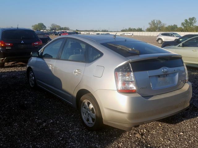 JTDKB20U157005983 - 2005 TOYOTA PRIUS SILVER photo 3