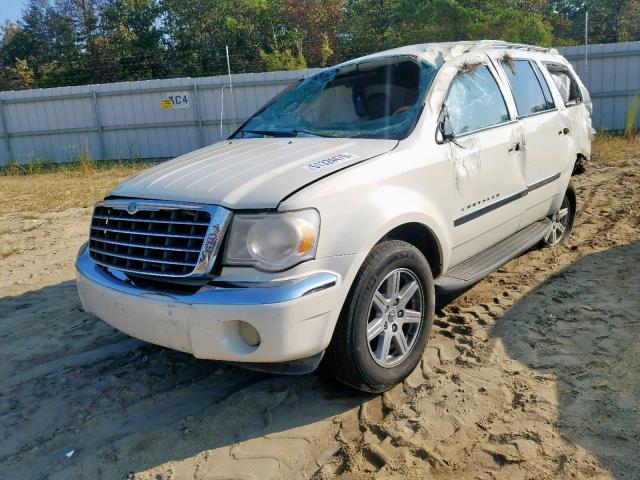 1A8HX58297F512843 - 2007 CHRYSLER ASPEN LIMI WHITE photo 2