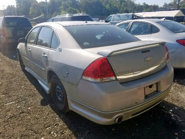 2G1WC583089189045 - 2008 CHEVROLET IMPALA LT SILVER photo 3