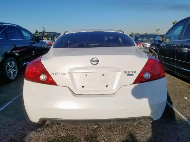 1N4BL24E08C102142 - 2008 NISSAN ALTIMA 3.5 WHITE photo 10