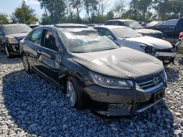 1HGCR3F81DA003802 - 2013 HONDA ACCORD EXL BLACK photo 1