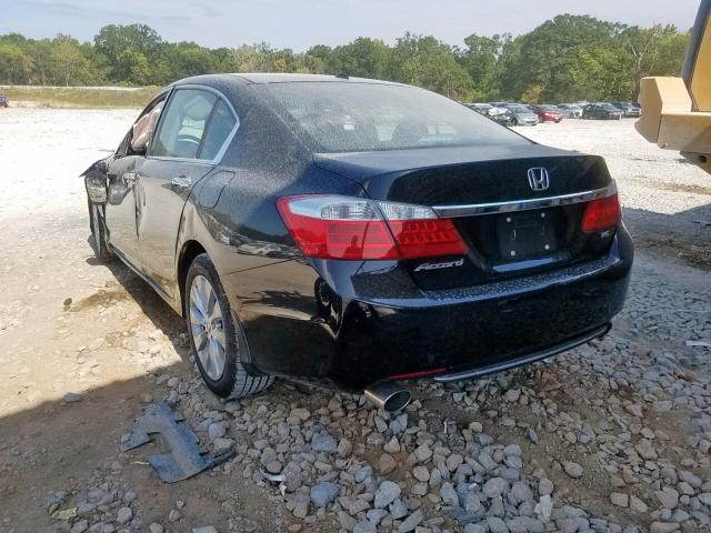 1HGCR3F81DA003802 - 2013 HONDA ACCORD EXL BLACK photo 3