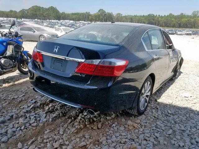 1HGCR3F81DA003802 - 2013 HONDA ACCORD EXL BLACK photo 4