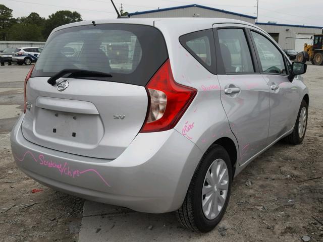 3N1CE2CP2GL404940 - 2016 NISSAN VERSA NOTE SILVER photo 4