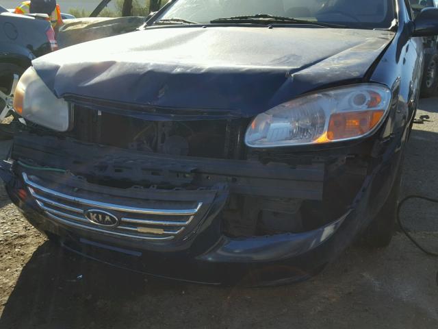 KNAFE122475461549 - 2007 KIA SPECTRA EX BLUE photo 10