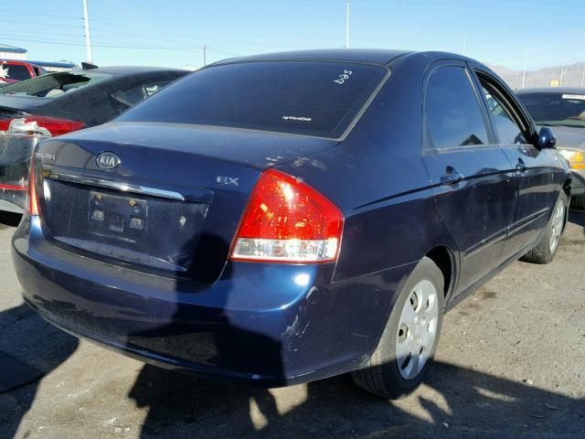 KNAFE122475461549 - 2007 KIA SPECTRA EX BLUE photo 4