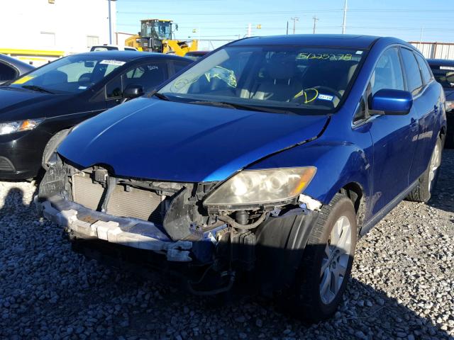 JM3ER293470147654 - 2007 MAZDA CX-7 BLUE photo 2