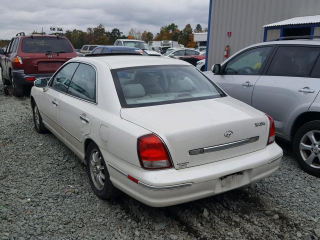 KMHFU45E62A210234 - 2002 HYUNDAI XG 350 WHITE photo 3