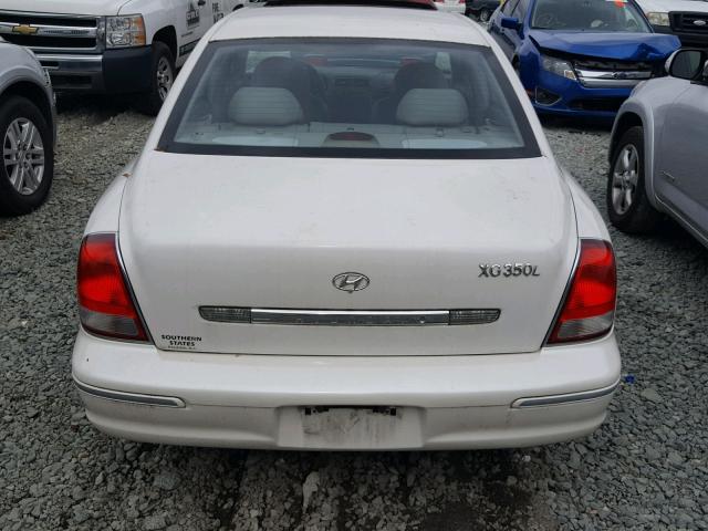 KMHFU45E62A210234 - 2002 HYUNDAI XG 350 WHITE photo 9