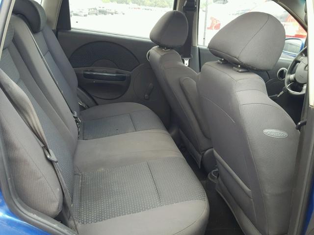 KL1TD66608B057502 - 2008 CHEVROLET AVEO BASE Blau Foto 6