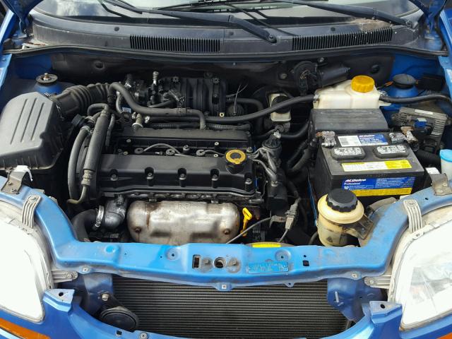 KL1TD66608B057502 - 2008 CHEVROLET AVEO BASE Blau Foto 7