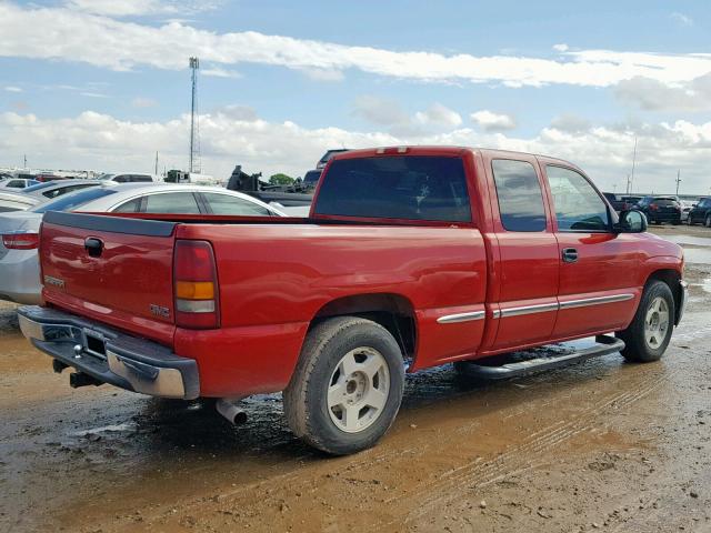 2GTEC19T821416353 - 2002 GMC NEW SIERRA RED photo 4