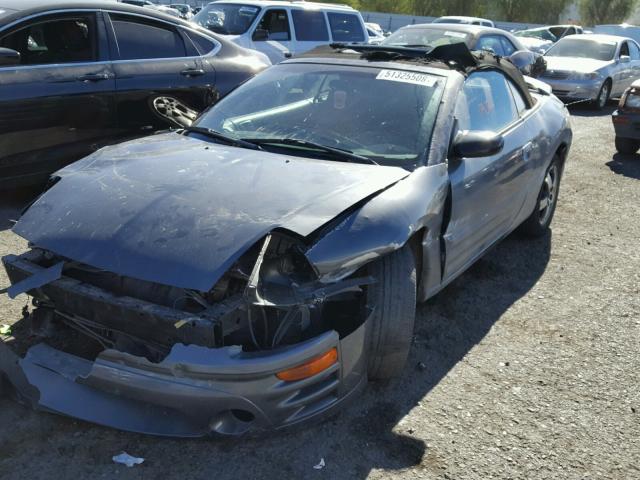 4A3AE45G73E144524 - 2003 MITSUBISHI ECLIPSE SP GRAY photo 2