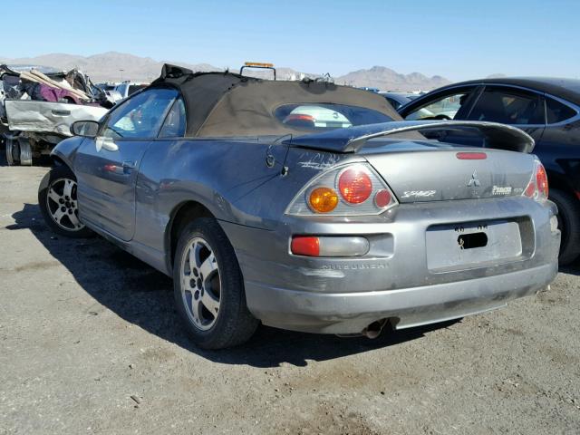 4A3AE45G73E144524 - 2003 MITSUBISHI ECLIPSE SP GRAY photo 3