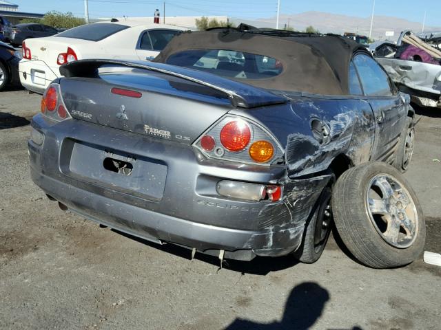 4A3AE45G73E144524 - 2003 MITSUBISHI ECLIPSE SP GRAY photo 4