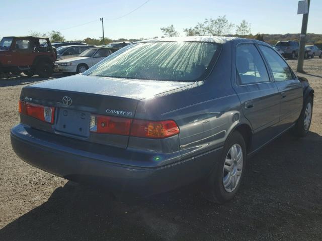 4T1BG22K01U842034 - 2001 TOYOTA CAMRY TURQUOISE photo 4