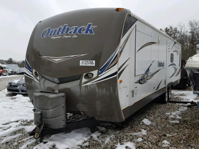 4YDT3162XDB453343 - 2013 KEYSTONE OUTBACK TAN photo 2