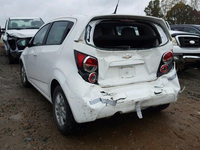 1G1JA6SH4C4189877 - 2012 CHEVROLET SONIC LS 白色 照片 3