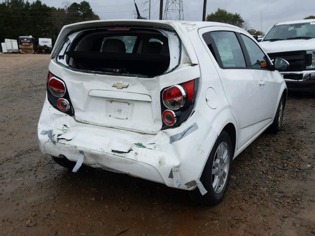 1G1JA6SH4C4189877 - 2012 CHEVROLET SONIC LS 白色 照片 4
