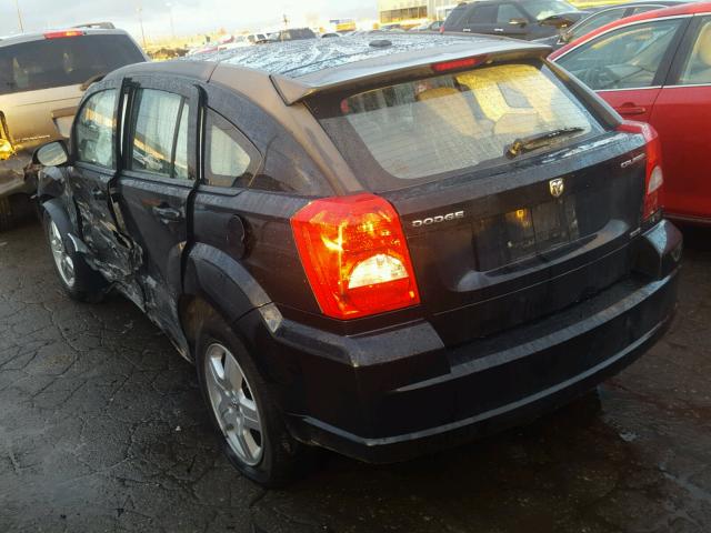 1B3HB48A39D205286 - 2009 DODGE CALIBER SX BLACK photo 3