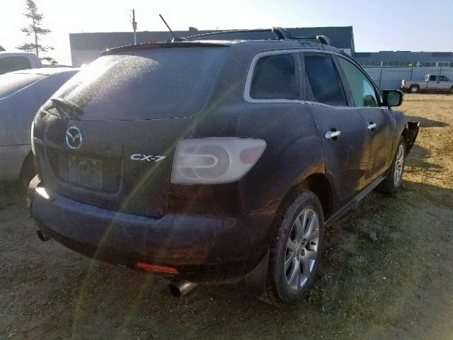 JM3ER293890226666 - 2009 MAZDA CX-7 BLACK photo 4