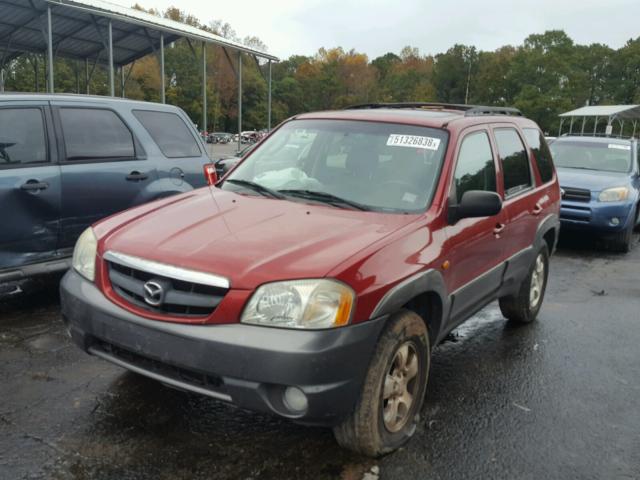 4F2CZ06133KM24011 - 2003 MAZDA TRIBUTE ES RED photo 2