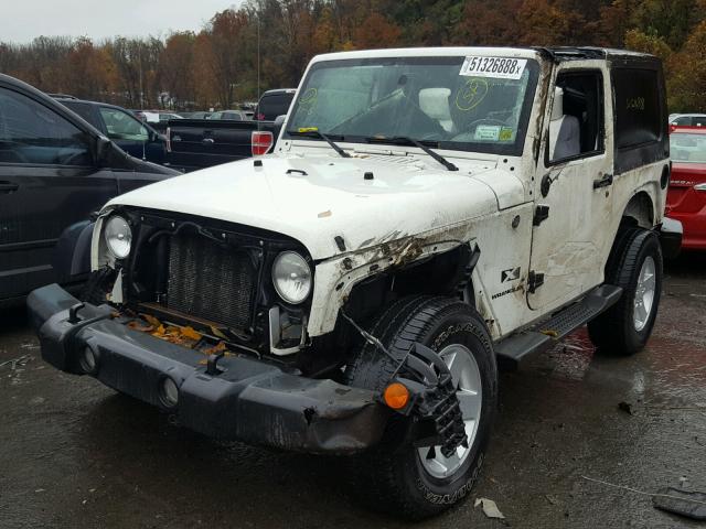 1J4FA24197L210198 - 2007 JEEP WRANGLER X WHITE photo 2