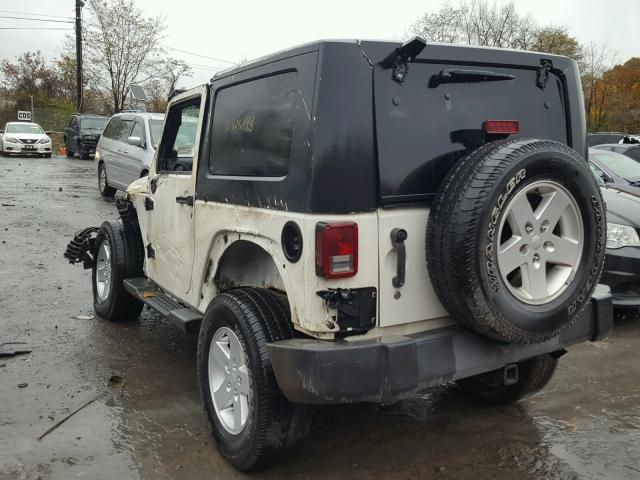 1J4FA24197L210198 - 2007 JEEP WRANGLER X WHITE photo 3