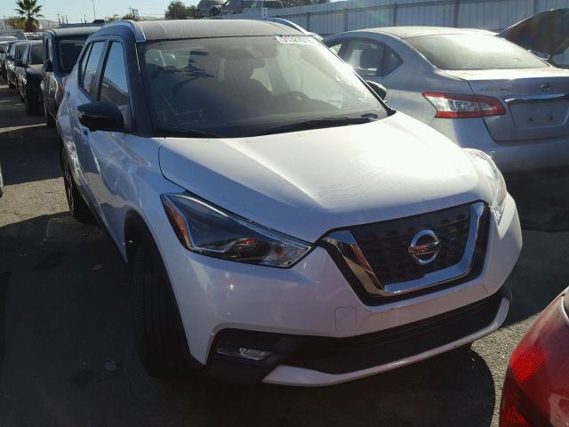 3N1CP5CU6JL502376 - 2018 NISSAN KICKS S WHITE photo 1