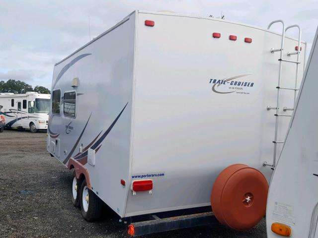 4WYT02E2582904919 - 2008 TRAIL KING TRAILER WHITE photo 3