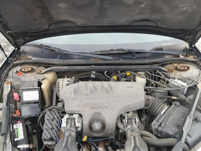 2G1WX12K939236529 - 2003 CHEVROLET MONTE CARL შავი ფოტო 7