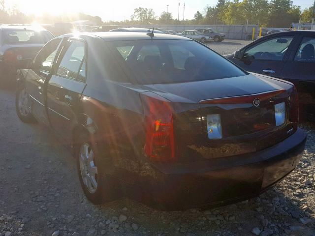 1G6DP567250210477 - 2005 CADILLAC CTS HI FEA BLACK photo 3