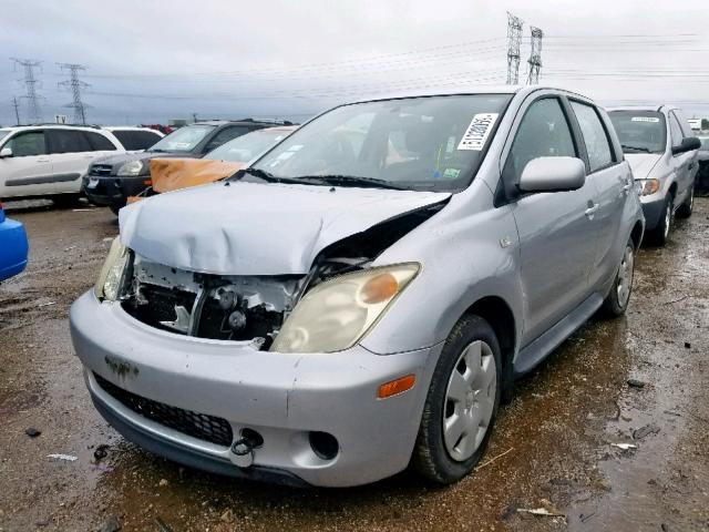 JTKKT604450128523 - 2005 TOYOTA SCION XA SILVER photo 2